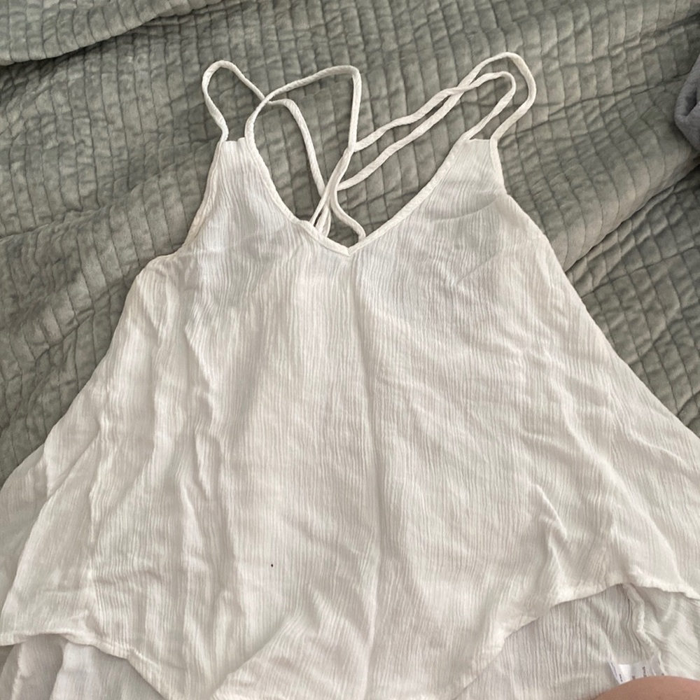 White tank top